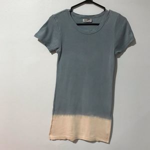 Michael Stars Women's Gray Cotton Short Sleeve Top